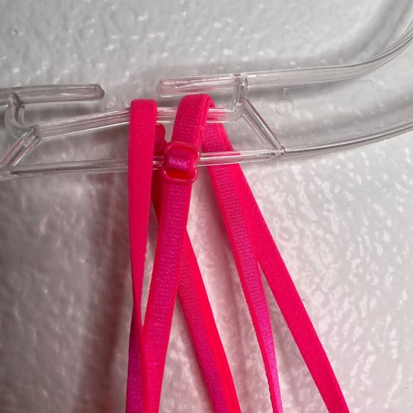 Victoria's Secret Women's Lingerie Size L Neon Pink Sleeveless Lace Baby Doll - Picture 8 of 11